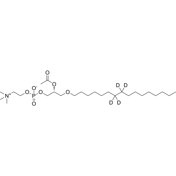1-Palmityl-2-O-acetyl-3-glyceryl phosphorylcholine-d4 (PAF C-16-d4) 211106-54-6